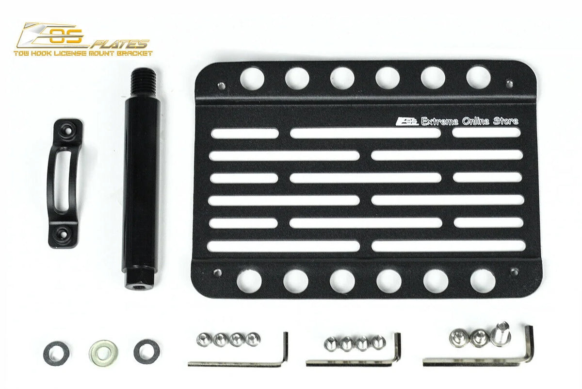 Tow Hook License Plate Relocator Mount Bracket M38976