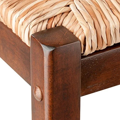 Walnut Finish Wood Bar Stool Set D966891