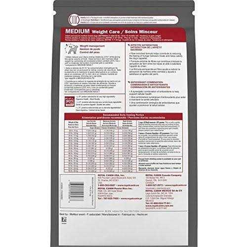 Medium Weight Care Dry Dog Food O4982