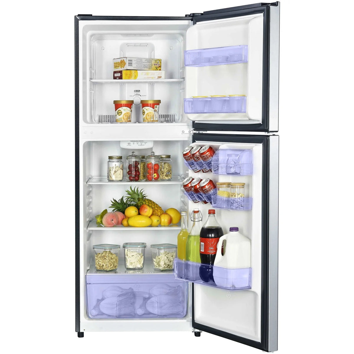 10.1-Cu. Ft. Black Refrigerator with Top-Mount Freezer U737