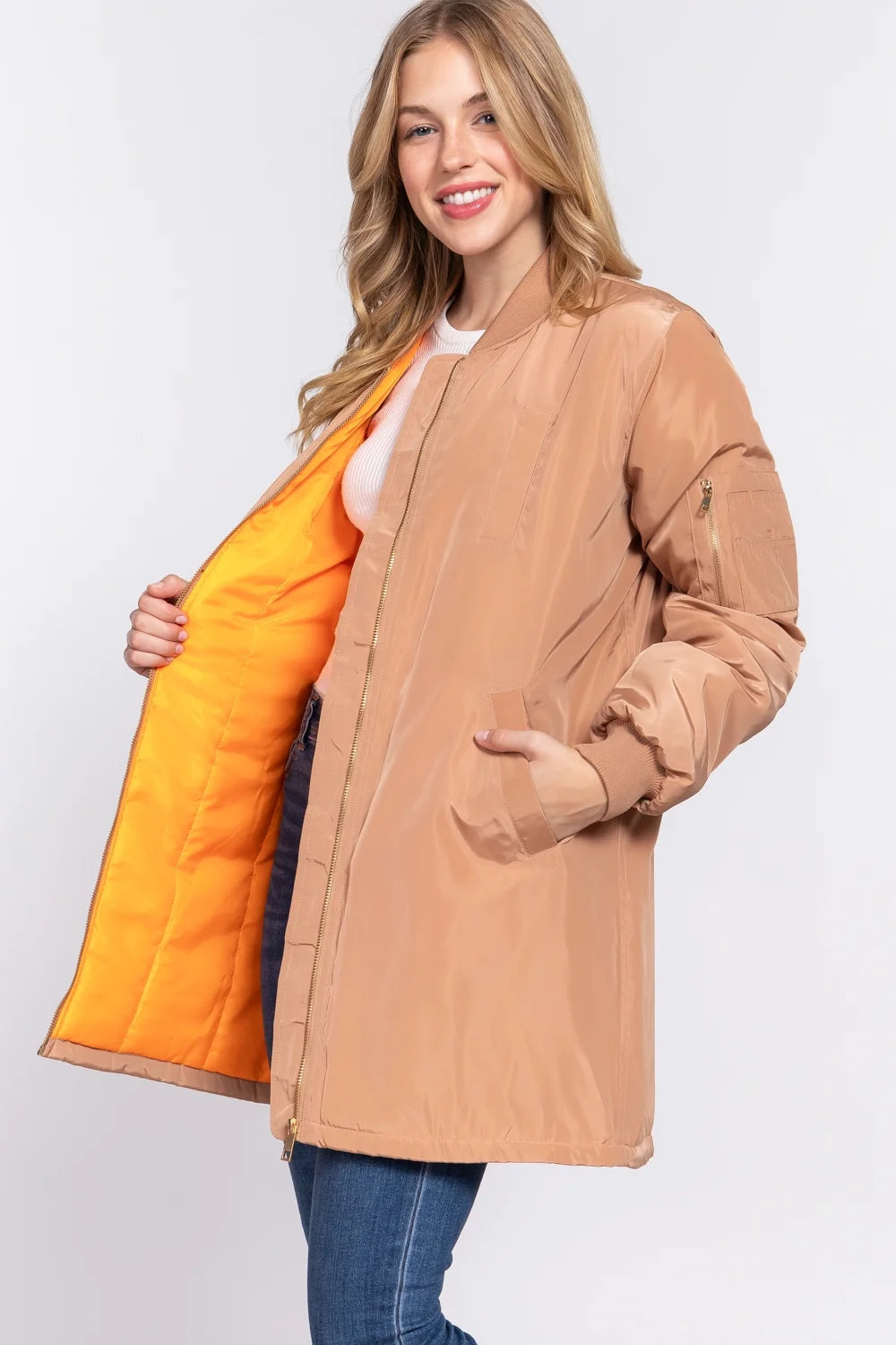 Khaki Small Bomber Jacket G542944