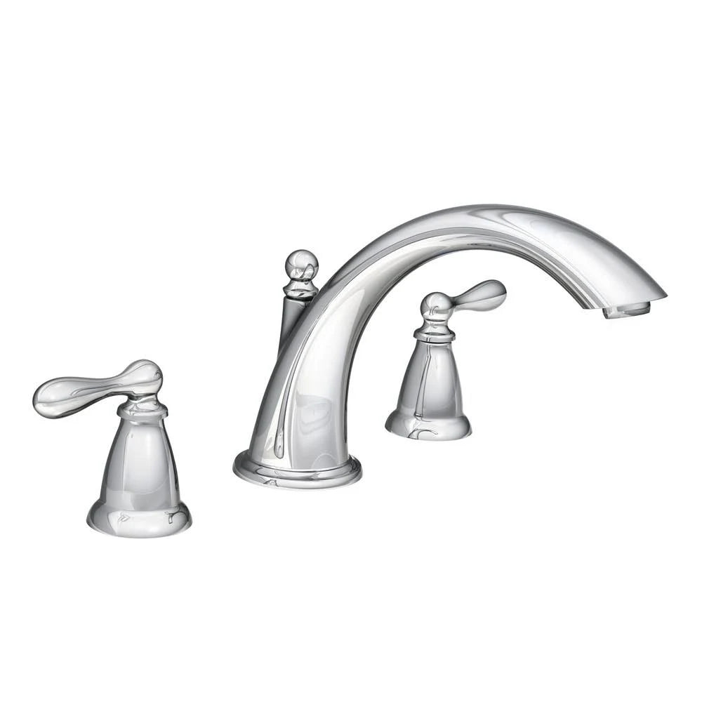 Chrome Deck Mounted Roman Tub Faucet Trim J366