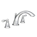 Chrome Deck Mounted Roman Tub Faucet Trim J366