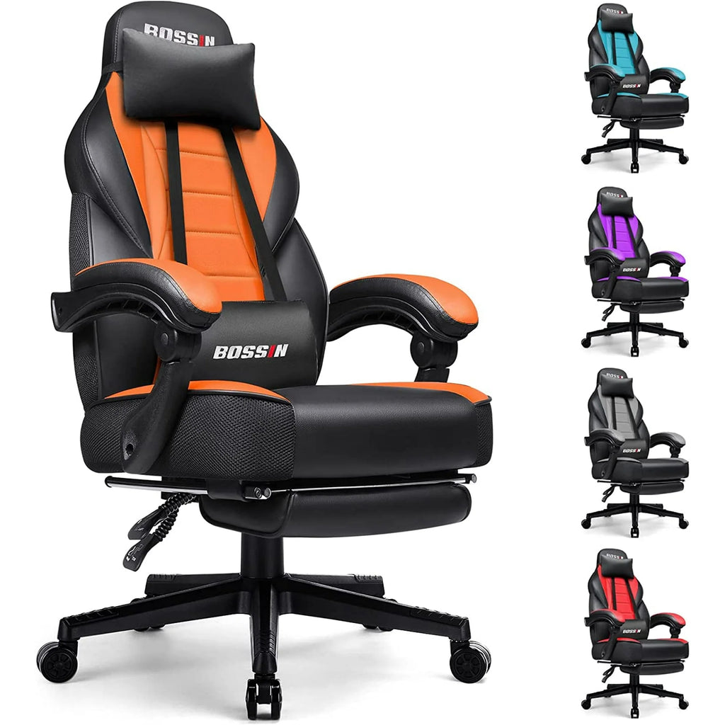 Gaming Chair with Footrest B8389